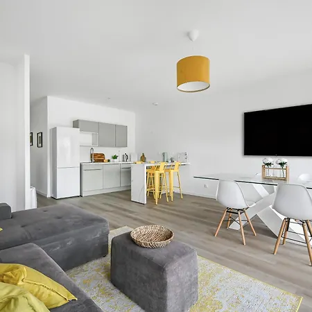 Lägenhet L Apparte Beau 2 Chb Moderne Avec Jardin Prive Parking Proche Centre