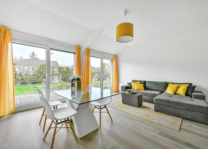 Appartamento L Apparté Beau 2 Chb Moderne Avec Jardin Privé Parking Proche Centre Évreux